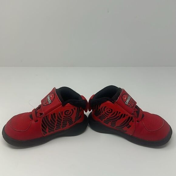 Nike Toddler Team Hustle Boys D 9 (TD) Size 6C RedBlack AQ4226 600 - Picture 5 of 5